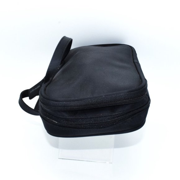 Vintage Estee Lauder Cosmetic Makeup Bag Black - Picture 3 of 10